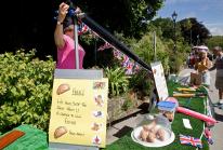 Plenty of stalls including 'Splat the Pasty' at Hayle Celebration Day 2016 Plenty of stalls including 'Splat the Pasty' at Hayle Celebration Day 2016